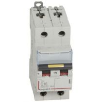 Disjoncteur DX³ 10000-vis/vis-2P-230/400V~-16A-16kA-courbe C - 2M (409221)