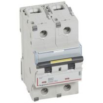 Disjoncteur DX³ 10000-vis/vis-2P-230/400V~-80A-16kA-courbe B - 3M (408966)