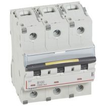 Disjoncteur DX³ 10000-vis/vis-3P-400V~-100A-16kA-courbe B - 4,5M (409016)