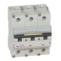 Disjoncteur DX³ 10000-vis/vis-3P-400V~-125A-16kA-courbe C - 4,5M (409282)