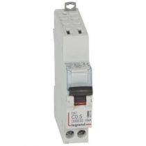 Disjoncteur DX³ 6000 - auto/vis - U+N - 230V~ - 0,5 A -10 kA - courbe C - 1M (407705)