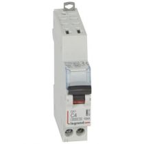 Disjoncteur DX³ 6000 - auto/vis - U+N - 230V~ - 4 A - 10 kA - courbe C - 1M (407709)