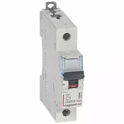 Disjoncteur DX� 6000 - vis/vis - 1P - 230/400V~ - 1A - 10kA - courbe C - 1M (407646)