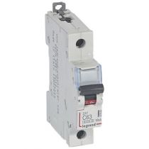 Disjoncteur DX³ 6000 - vis/vis - 1P - 230/400V~ - 63A - 10kA - courbe C - 1M (407660)