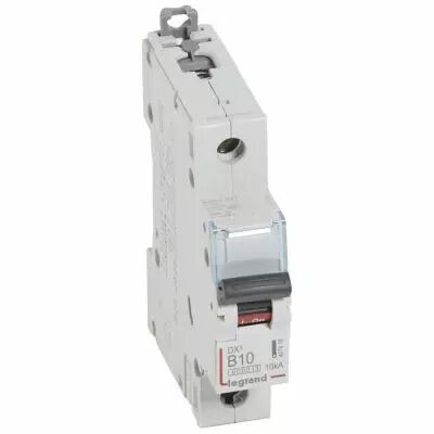 Disjoncteur DX� 6000 -vis/vis- 1P-230/400V~ -10A-10kA -courbe B - 1M (407416)