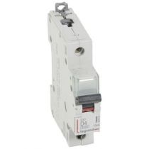 Disjoncteur DX³ 6000 -vis/vis- 1P-230/400V~ -4A-10kA - courbe D - peigne HX³ - 1M (407952)