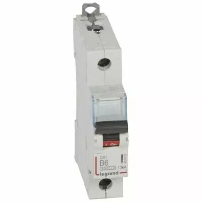 Disjoncteur DX� 6000 -vis/vis- 1P-230/400V~ -6A-10kA -courbe B - 1M (407415)