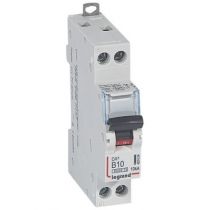 Disjoncteur DX³ 6000 -vis/vis- U+N- 230V~ -10A-10kA-courbe B-peigne HX³ opti 1P/3P - 1M (407454)