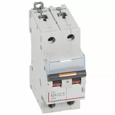 Disjoncteur DX� MA-vis/vis-2P-230/400V~-12,5A-25kA-magn�tique seul - 2M (409871)