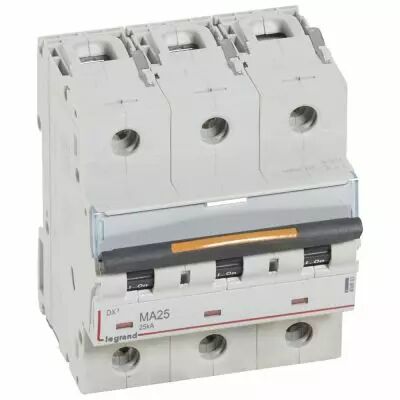 Disjoncteur DX� MA-vis/vis-3P-400V~-25A-25kA-magn�tique seul - 4,5M (409883)