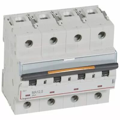 Disjoncteur DX� MA-vis/vis-4P-400V~-12,5A-25kA-magn�tique seul - 6M (409891)
