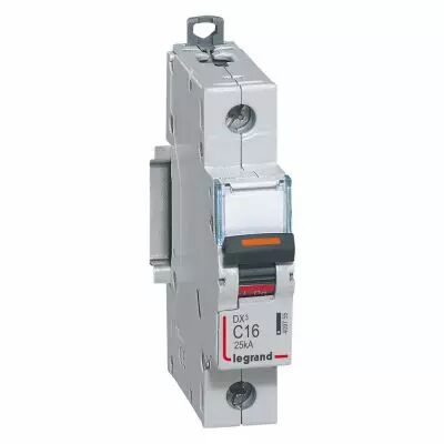 Disjoncteur DX�-vis/vis-1P-230/400V~-16A-25kA-courbe C - 1M (409755)