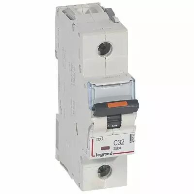 Disjoncteur DX�-vis/vis-1P-230/400V~-32A-25kA-courbe C - 1M (409758)