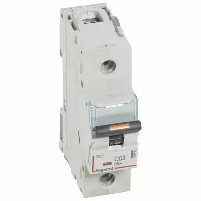 Disjoncteur DX�-vis/vis-1P-230/400V~-63A-25kA-courbe C - 1,5M (409761)