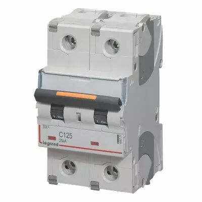 Disjoncteur DX�-vis/vis-2P-230/400V~-125A-25kA-courbe C - 3M (409777)