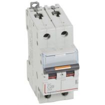 Disjoncteur DX³-vis/vis-2P-230/400V~-25A-25kA-courbe C - 2M (409770)