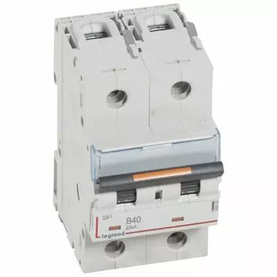 Disjoncteur DX�-vis/vis-2P-230/400V~-40A-25kA-courbe B - 3M (409720)