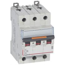 Disjoncteur DX³-vis/vis-3P-400V~-16A-25kA-courbe C - 3M (409781)