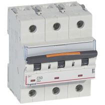 Disjoncteur DX³-vis/vis-3P-400V~-50A-25kA-courbe C - 4,5M (409786)
