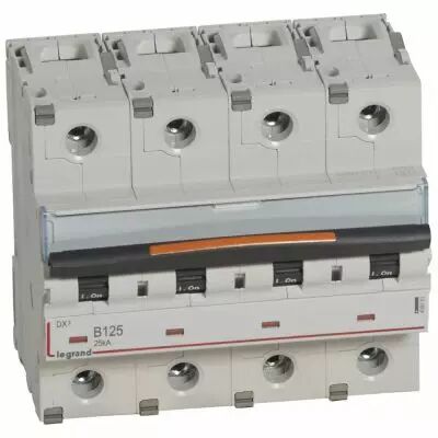 Disjoncteur DX�-vis/vis-4P-400V~-125A-25kA-courbe B - 6M (409751)