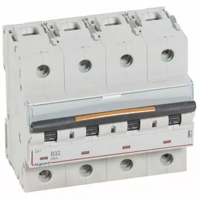 Disjoncteur DX�-vis/vis-4P-400V~-32A-25kA-courbe B - 6M (409745)