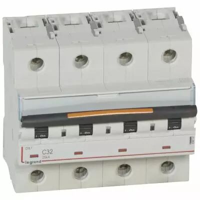 Disjoncteur DX�-vis/vis-4P-400V~-32A-25kA-courbe C - 6M (409797)