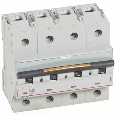 Disjoncteur DX�-vis/vis-4P-400V~-32A-25kA-courbe D - 6M (409849)