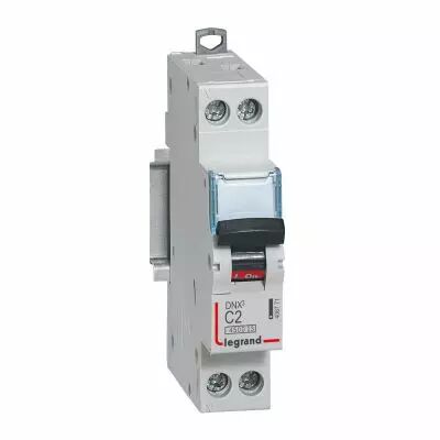 Disjoncteur Legrand 2A � vis U+N - 4,5kA - courbe C (406771)