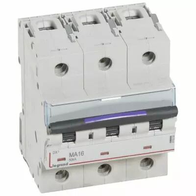 Disjoncteur magn�tique seul DX�-MA - 3P - 16 A - 50 kA - courbe MA - 4,5M (410252)