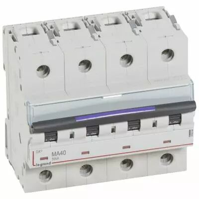 Disjoncteur magn�tique seul DX�-MA - 4P - 40 A - 50 kA - courbe MA - 6M (410264)