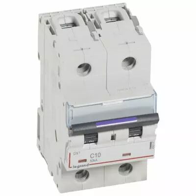 Disjoncteur magn�to-therm DX� - 2P - 10 A - 50 kA - courbe C - 3M (410147)