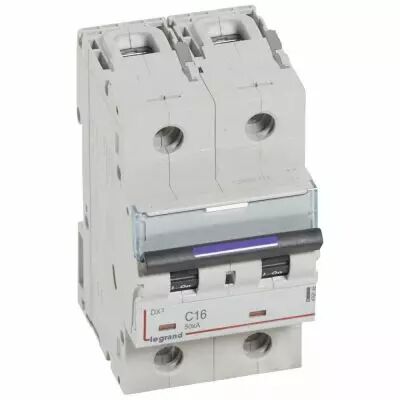 Disjoncteur magn�to-therm DX� - 2P - 16 A - 50 kA - courbe C - 3M (410148)