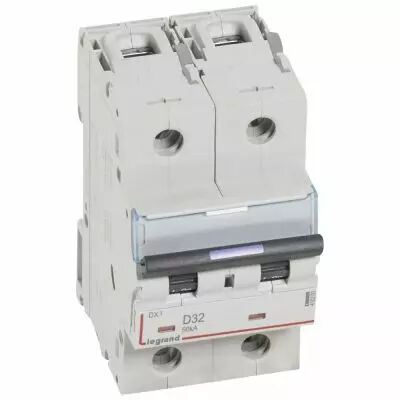 Disjoncteur magn�to-therm DX� - 2P - 32 A - 50 kA - courbe D - 3M (410203)