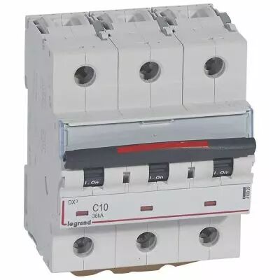 Disjoncteur magn�to-therm DX� - 3P - 16 A - 36 kA - courbe C - 4,5M (410021)