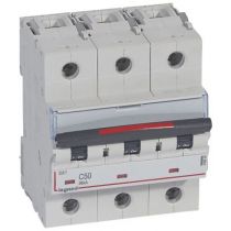 Disjoncteur magnéto-therm DX³ - 3P - 50 A - 36 kA - courbe C - 4,5M (410026)