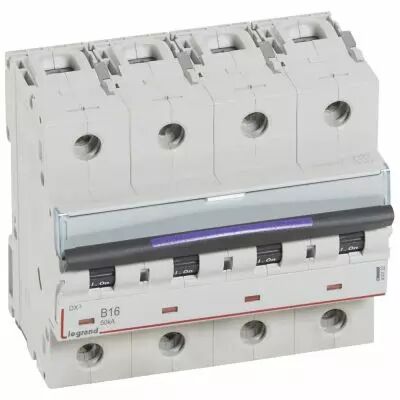 Disjoncteur magn�to-therm DX� - 4P - 16 A - 50 kA - courbe B - 6M (410122)