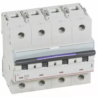Disjoncteur magn�to-therm DX� - 4P - 32 A - 50 kA - courbe B - 6M (410125)
