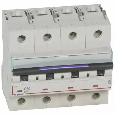 Disjoncteur magn�to-therm DX� - 4P - 50 A - 50 kA - courbe C - 6M (410179)
