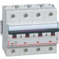Disjoncteur magnéto-therm DX³ - 4P - 63 A - 50 kA - courbe C - 6M (410180)