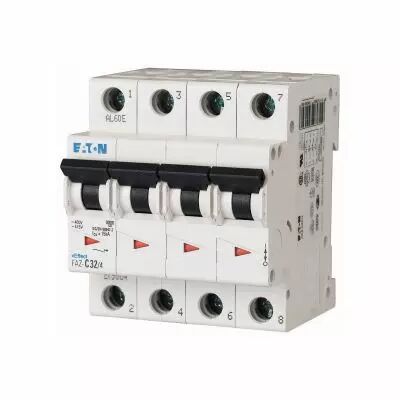 Disjoncteur modulaire, 40A, 4p, courbe C, AC (279065)
