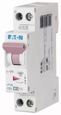 Disjoncteur modulaire 32A 1p+N courbe C (264749)