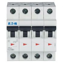 disjoncteur modulaire faz, 40a, 4p, 15ka (iec/en 60947-2), courbe c (279065)
