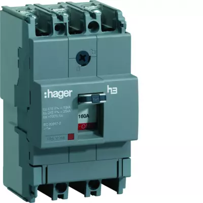 Disj.x160 3P 18kA 160A fixe (HDA160L)