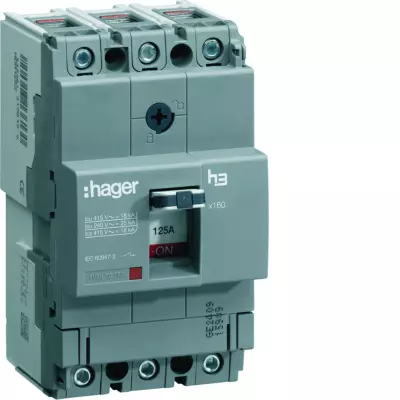 Disj.x160 3P 25kA 125A (HHA125H)