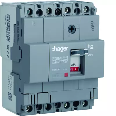 Disj.x160 4P 18kA 125A fixe (HDA126L)