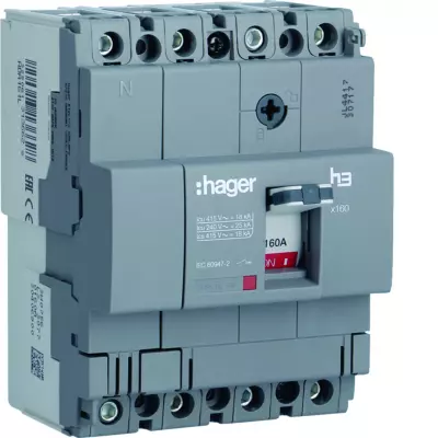 Disj.x160 4P 18kA 160A fixe (HDA161L)