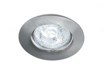 DISK - Encastré GU10, rond, fixe, nickel, lampe non incl.,conx°s/outil (4882)