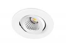 DL-ISO - Encastré IP20, recouvrable, blanc, LED intég. 8W 65° 3000K 800lm (50631)