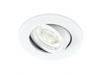 DLT-ISO 75 - Encastré GU10 bascul., blanc, recouvrable, RT2012, lampe non incl. (50735)