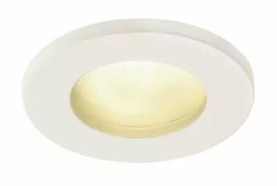 DOLIX OUT, encastr� de plafond int�rieur/ext�rieur, rond, blanc, GU10/QPAR51, 50W max, IP65 (1001165)